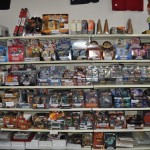 The Yu-Gi-Oh, Magic, Pokemon wall at Fantasy Books and Games